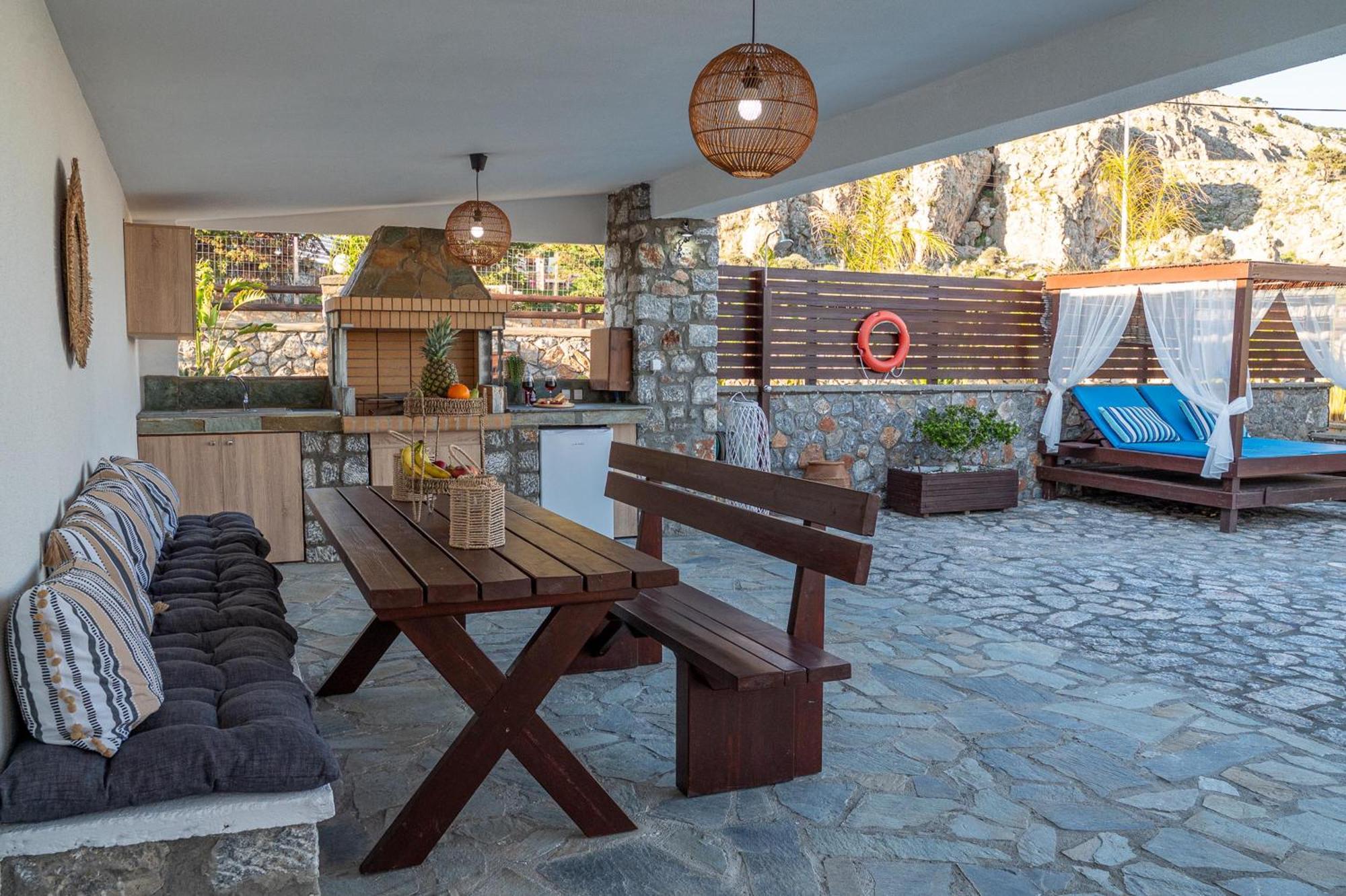 Maripaul Family Villa Лардос Экстерьер фото