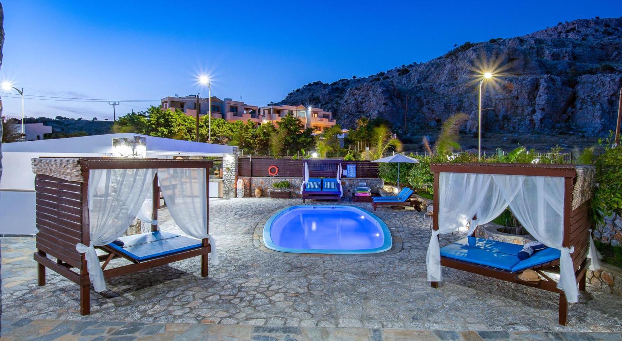 Maripaul Family Villa Лардос Экстерьер фото