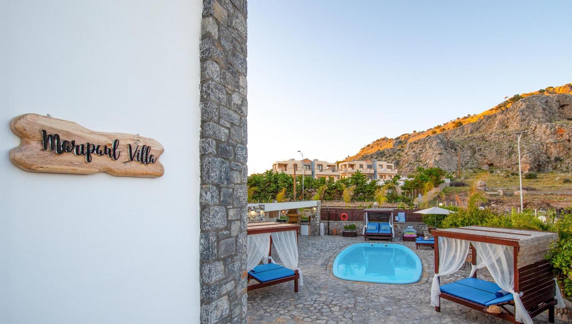 Maripaul Family Villa Лардос Экстерьер фото